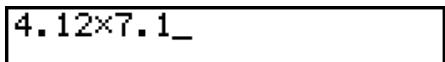 CASIO GRAPH 100 USB, GRAPH 100+ USB - Exemple 1 Effectuer les deux calculs suivants - 8
