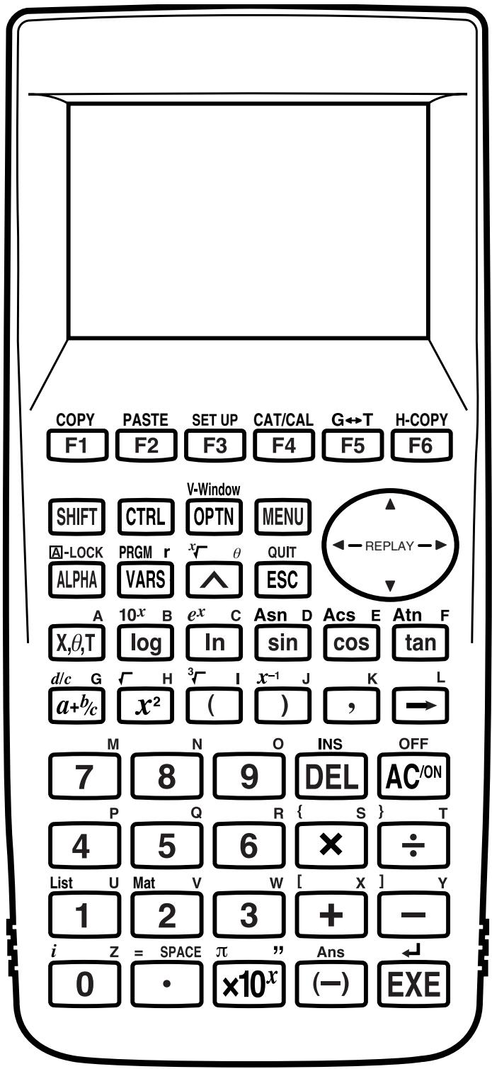 CASIO GRAPH 100 USB, GRAPH 100+ USB - 1-1 Touches - 1