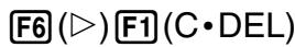 CASIO GRAPH 100 USB, GRAPH 100+ USB - - Pour supprimer une colonne - 4