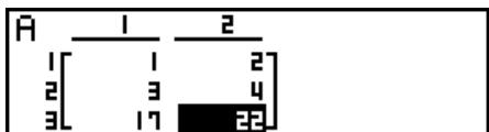 CASIO GRAPH 100 USB, GRAPH 100+ USB - - Pour calculer le produit scalaire d'une ligne et ajouter le résultat à une autre ligne - 2