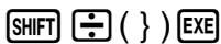 CASIO GRAPH 100 USB, GRAPH 100+ USB - ■ Saisie des données de listes - 3