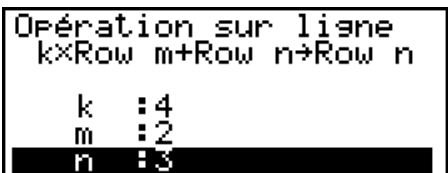 CASIO GRAPH 100 USB, GRAPH 100+ USB - - Pour calculer le produit scalaire d'une ligne et ajouter le résultat à une autre ligne - 1