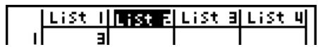CASIO GRAPH 100 USB, GRAPH 100+ USB - - Pour introduire une série de valeurs - 1