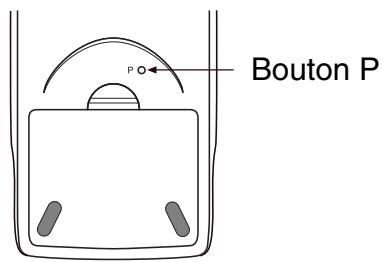 CASIO GRAPH 100 USB, GRAPH 100+ USB - Bouton P (en cas de blocage) - 1