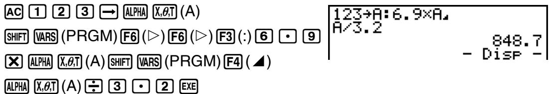 CASIO GRAPH 100 USB, GRAPH 100+ USB - - Commande d'affichage de résultat (▲) - 2
