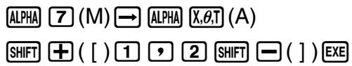 CASIO GRAPH 100 USB, GRAPH 100+ USB - ■ Mémoire de formules - 3