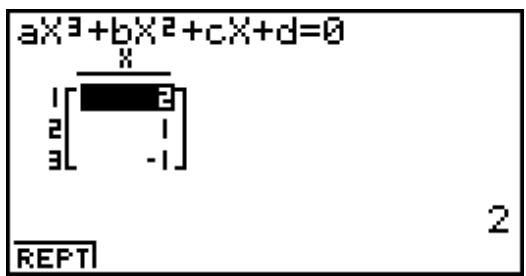 CASIO GRAPH 100 USB, GRAPH 100+ USB - Ecran de résultat - 1