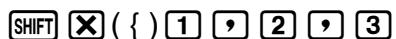 CASIO GRAPH 100 USB, GRAPH 100+ USB - ■ Saisie des données de listes - 2