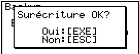 CASIO GRAPH 100 USB, GRAPH 100+ USB - - Pour rétablir les données de sauvegarde dans la zone active - 1