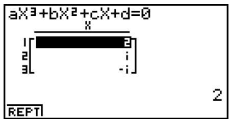 CASIO GRAPH 100 USB, GRAPH 100+ USB - Ecran de résultat - 3