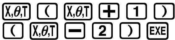 CASIO GRAPH 100 USB, GRAPH 100+ USB - FONCTION DE TABLE - 1