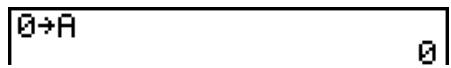 CASIO GRAPH 100 USB, GRAPH 100+ USB - - Pour effacer une variable - 3