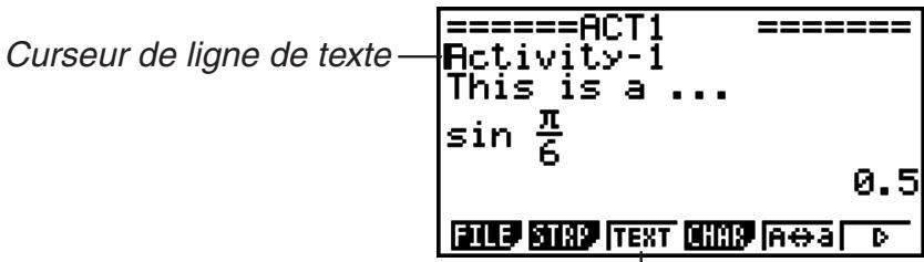 CASIO GRAPH 25+,  GRAPH 25+ PRO - - Saisie de caractères et d'expressions en tant que texte - 1