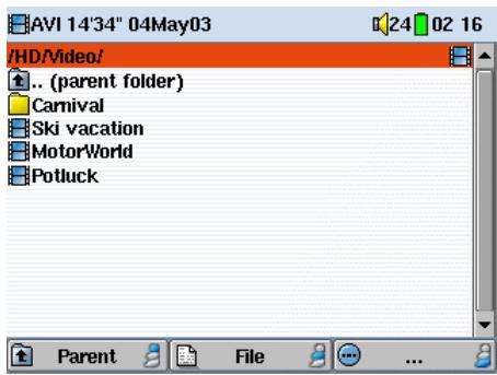 ARCHOS AV340 - Lire des fichiers video MPEG4 - 2