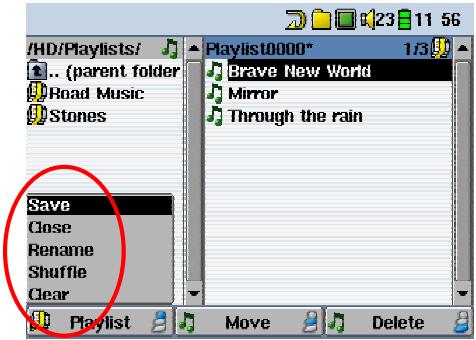 ARCHOS AV340 - Sauvegarder une liste de lecture - 1