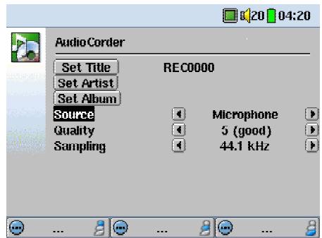 ARCHOS AV340 - Enregister de la musique MP3 - 3
