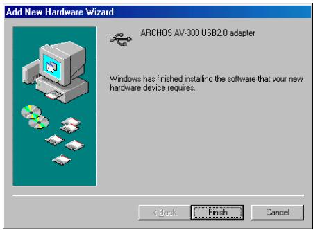 ARCHOS AV340 - Windows® 98 SE - 4