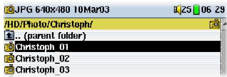ARCHOS AV340 - Visionner des photos - 2