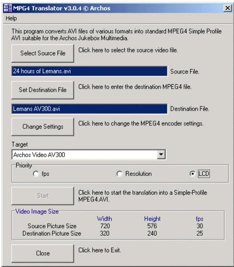 ARCHOS AV340 - Codec audio MP3 - 2