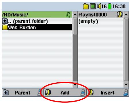 ARCHOS AV340 - Jouer une liste de lecture - 4