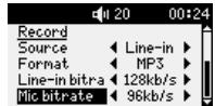 ARCHOS GMINI 120 - Changer les paramètres d'enregistrement - 3