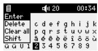 ARCHOS GMINI 120 - Utiliser le clavier virtuel - 2