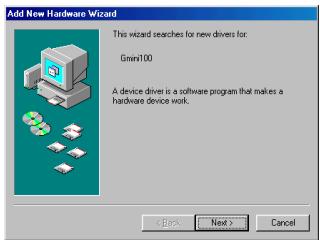 ARCHOS GMINI 120 - Windows® 98 SE - 1