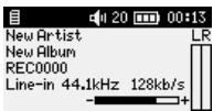 ARCHOS GMINI 120 - Enregistrer de la musique au format MP3 - 2