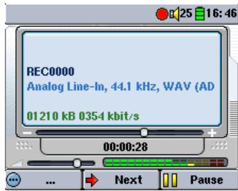 ARCHOS GMINI 400 - Connexions des câbles pour l'enregistrement audio - 5