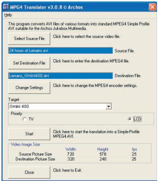 ARCHOS GMINI 400 - Codec audio MP3 - 2