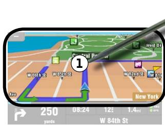 ARCHOS GPS - HOW DO I GO TO A POINT OF INTEREST (POI)? - 1