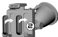 ARCHOS GPS - INSTALLING THE RUBBER ADAPTERS - 2