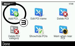 ARCHOS GPS - CREATING A FAVORITE - 3