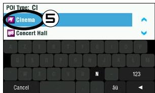 ARCHOS GPS - HOW DO I GO TO A POINT OF INTEREST (POI)? - 5