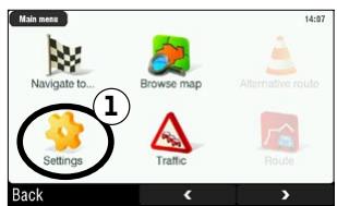 ARCHOS GPS - TOLL CHARGE SETTINGS - 1