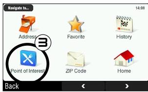 ARCHOS GPS - HOW DO I GO TO A POINT OF INTEREST (POI)? - 3