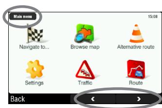 ARCHOS GPS - MENU principal - 2