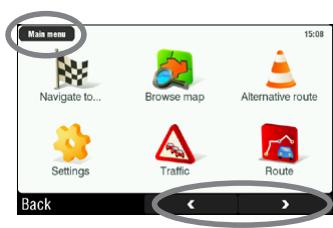 ARCHOS GPS - MENU PRINCIPALE - 2