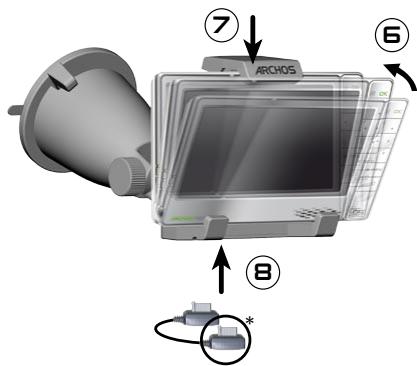 ARCHOS GPS - EINSTECKEN DES ARCHOS-PLAYERS - 2