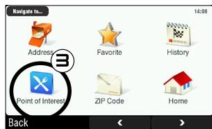 ARCHOS GPS - WIE GELANGE ICH ZU EINEM POINT OF INTEREST (POI)? - 3