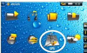 ARCHOS GPS - ACCESSO ALL'APPLICAZIONE GPS - 1