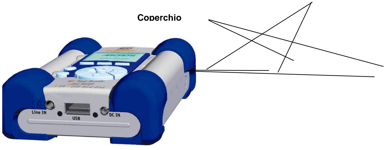 ARCHOS JUKEBOX RECORDER - - SOSTITUZIONE DELLE BATTERIE - 1