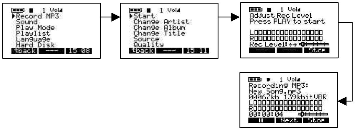 ARCHOS JUKEBOX RECORDER - Jukebox Recorder Operation Modes - 3