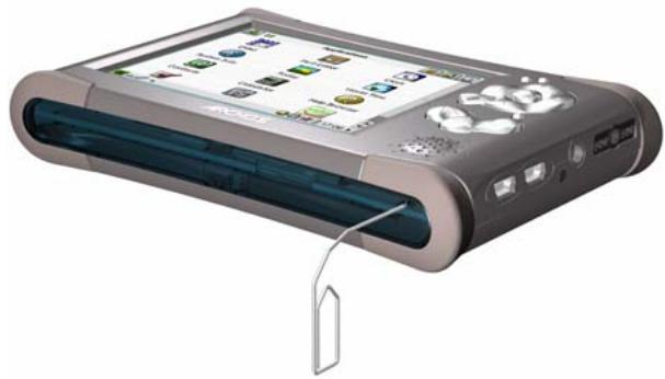 ARCHOS POCKET MEDIA ASSISTANT PMA400 - Réinitialiser le PMA400 et régler l'heure et la date - 1