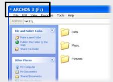 ARCHOS 3 - METTRE DU CONTENU SUR VOTRE ARCHOS - 1