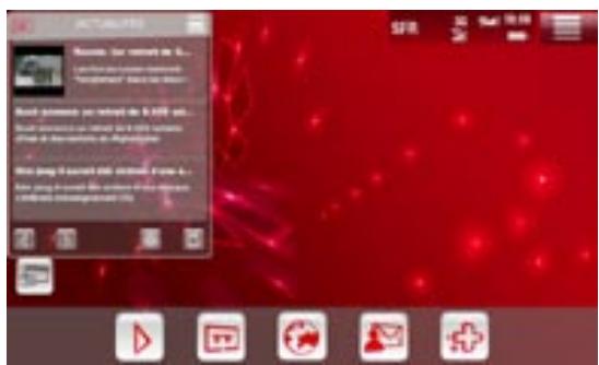 ARCHOS 3G PLUS - Menu contextuel - 1