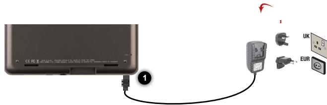 ARCHOS 70B EREADER - Charger la batterie - 1