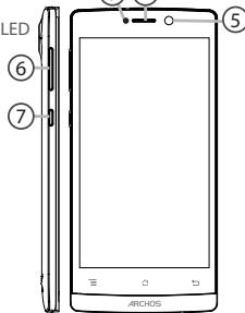 ARCHOS 50 DIAMOND - Beschreibung des Geräts - 2