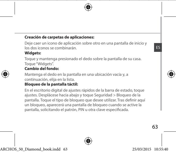 ARCHOS 50 DIAMOND - Desinstalación de un elemento: - 2