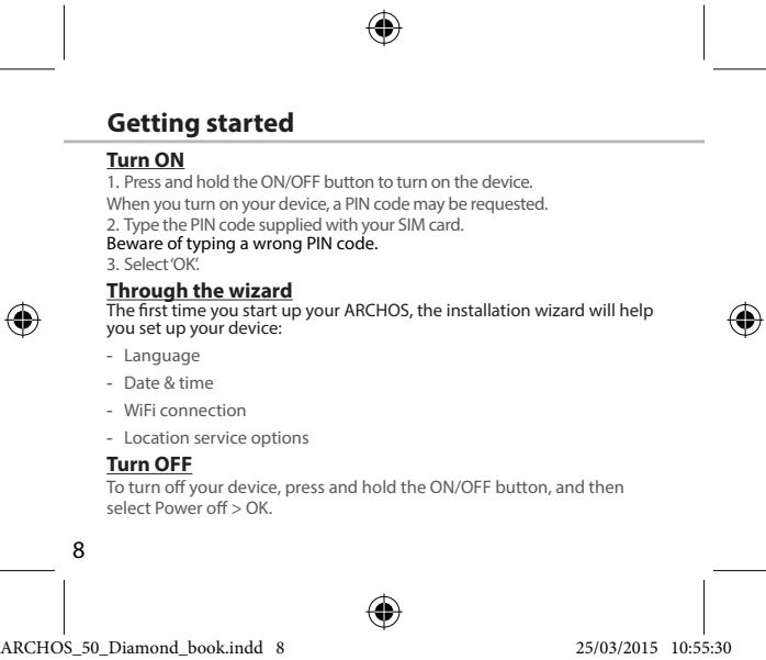 ARCHOS 50 DIAMOND - Tip: - 7